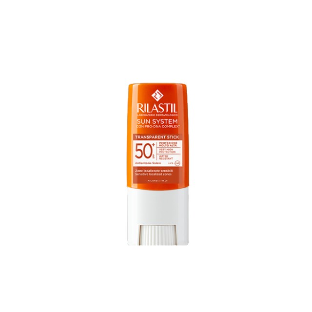 Rilastil Sun System Stick SPF50+ Αντιηλιακό Διάφανο Στίκ για τις Ευαίσ &hellip;