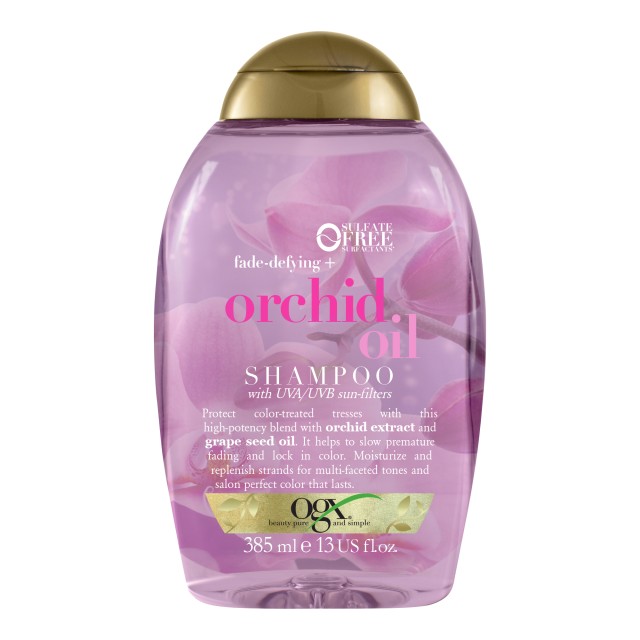 OGX Fade Defying + Orchid Oil Σαμπουάν Ενυδάτωσης & Προστασίας Χρώματο …