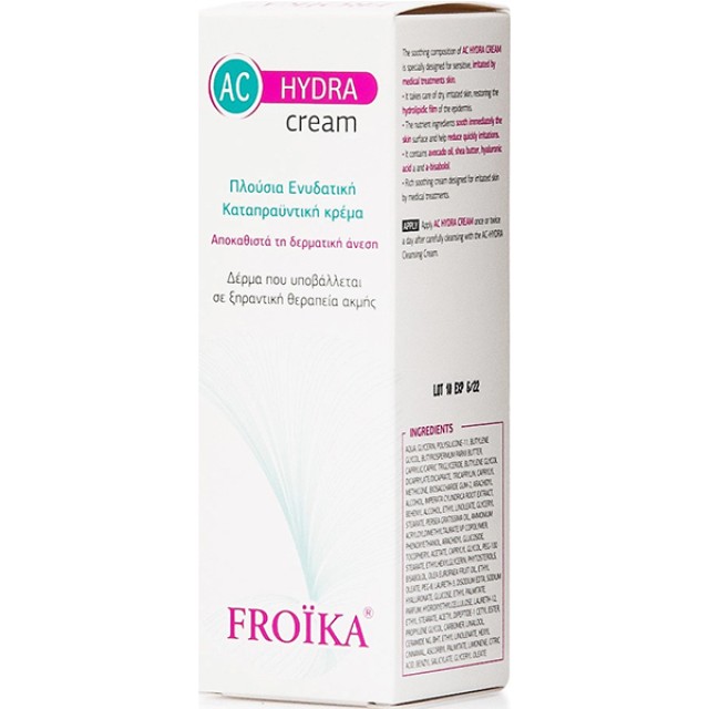 Froika AC Hydra Cream Ενυδατική Κρέμα Προσώπου για την Ακνεϊκή Επιδερμ …