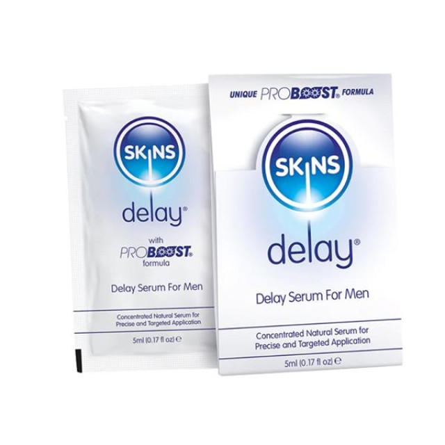 Skins Φυσικός Ορός Καθυστέρησης Άνδρες 5ml Skins Φυσικός Ορός Καθυστέρησης Άνδρες 5ml