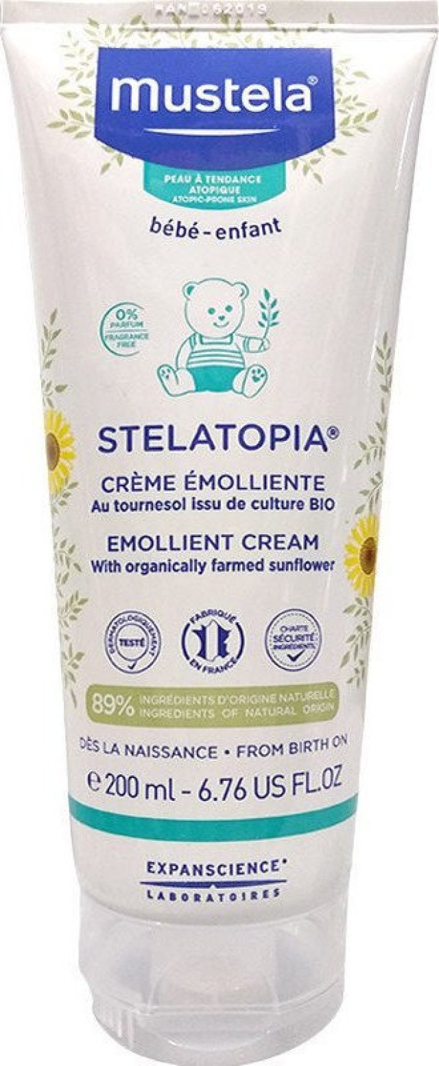 Mustela  Stelatopia Emolient Creme Μαλακτική Κρέμα Σώματος Με Τάση Ατο …