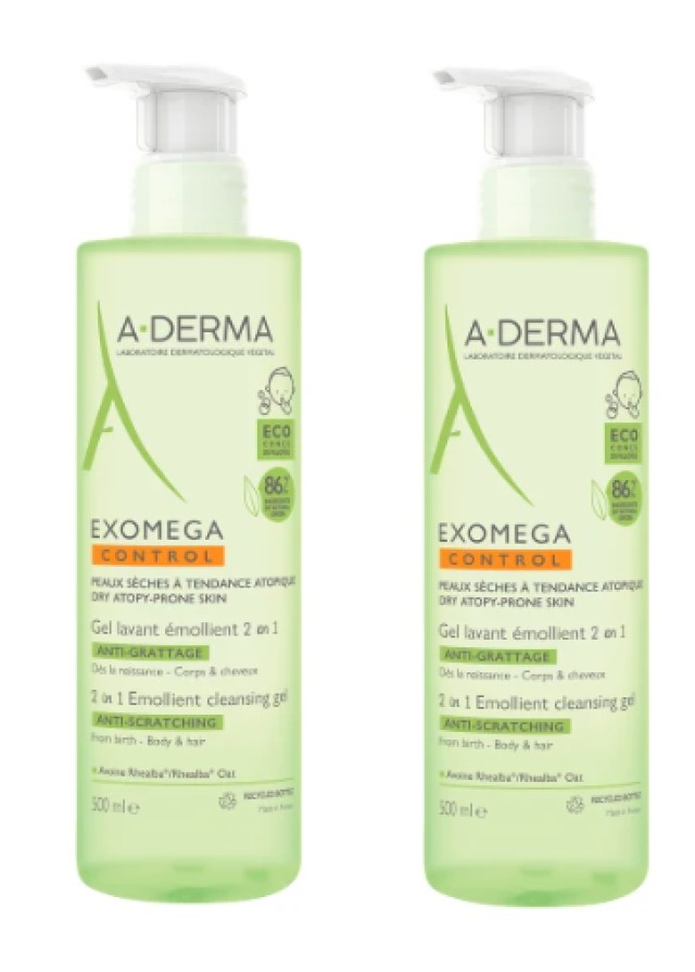A-Derma PROMO Exomega Control Μαλακτικό Gel Καθαρισμού 2 σε 1 Κατά του … A-Derma PROMO Exomega Control Μαλακτικό Gel Καθαρισμού 2 σε 1 Κατά του …
