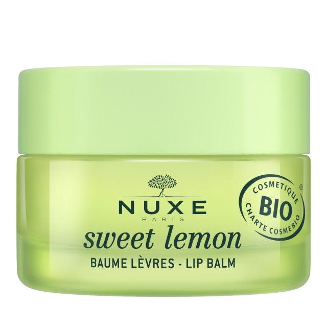 Nuxe Sweet Lemon Ενυδατικό Lip Balm Organic 15gr