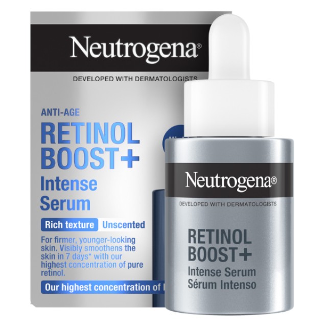 Neutrogena® Retinol Boost+ Intense Night Serum Εντατικός Ορός Νυκτός … Neutrogena® Retinol Boost+ Intense Night Serum Εντατικός Ορός Νυκτός …