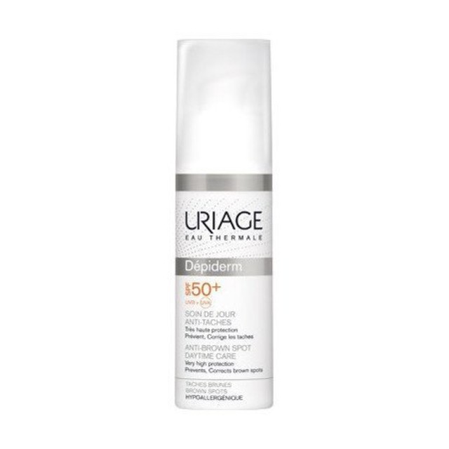 Uriage - Depiderm SPF50+ Anti Brown Spot Daytime Cream για Πανάδες - Κηλίδες, 30ml