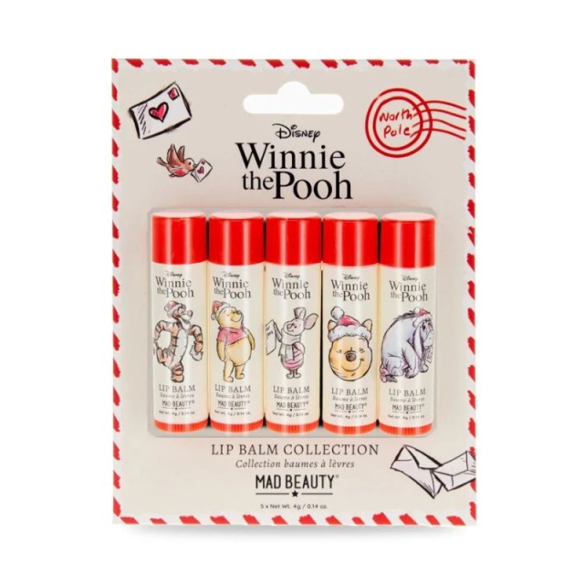 Mad Beauty PROMO Xmas Winnie The Pooh Festive Lip Balm Collection Ενυδ … Mad Beauty PROMO Xmas Winnie The Pooh Festive Lip Balm Collection Ενυδ …
