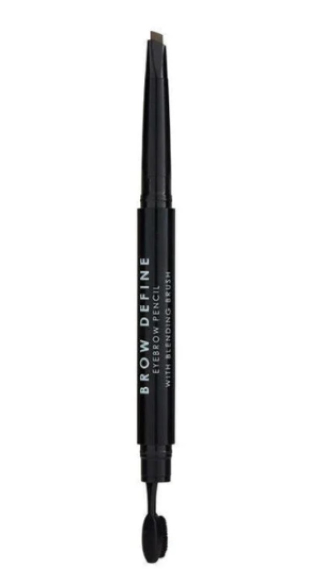MUA Μολύβι Φρυδιών Ακριβείας Eyebrow Pencil & Blending Brush Dark Brow …