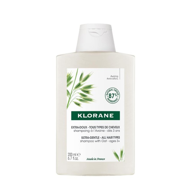 Klorane Shampoo with oat milk Σαμπουάν με Βρώμη για Έξτρα απαλότητα κα … Klorane Shampoo with oat milk Σαμπουάν με Βρώμη για Έξτρα απαλότητα κα …