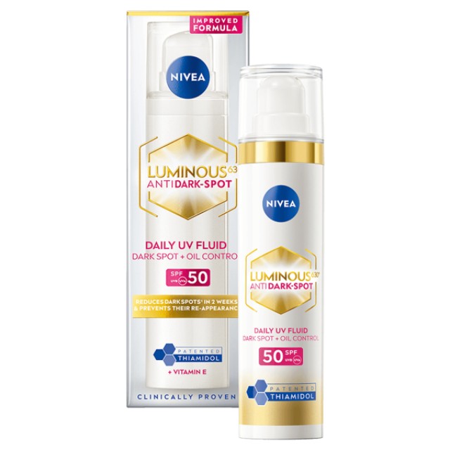 Nivea Cellular Luminous 630 Anti Dark Spot Fluid Κρέμα Προσώπου Κατά &hellip;