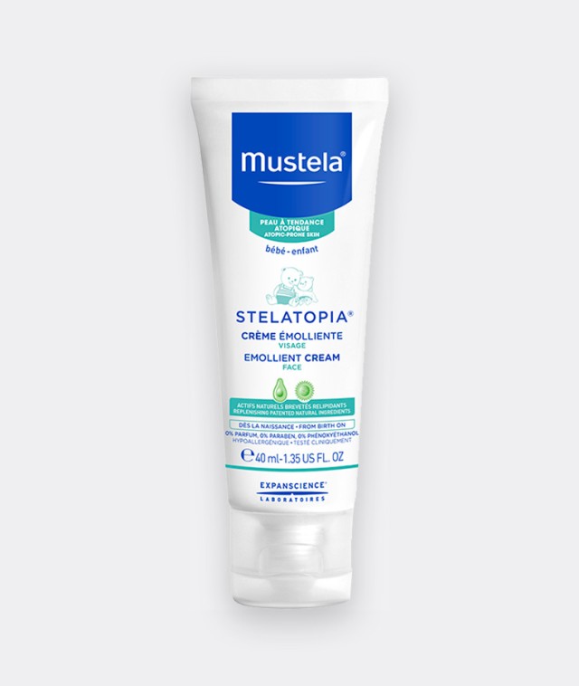 Mustela Stelatopia Emollient Face Cream Μαλακτική Κρέμα Προσώπου για Α …