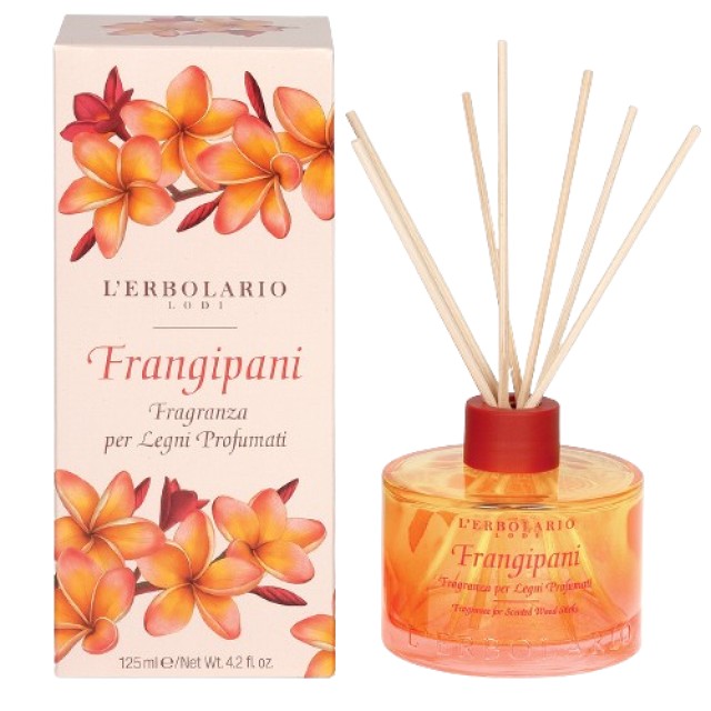 LErbolario Frangipani Αρωματικό Χώρου με Ξύλινα Sticks 125ml