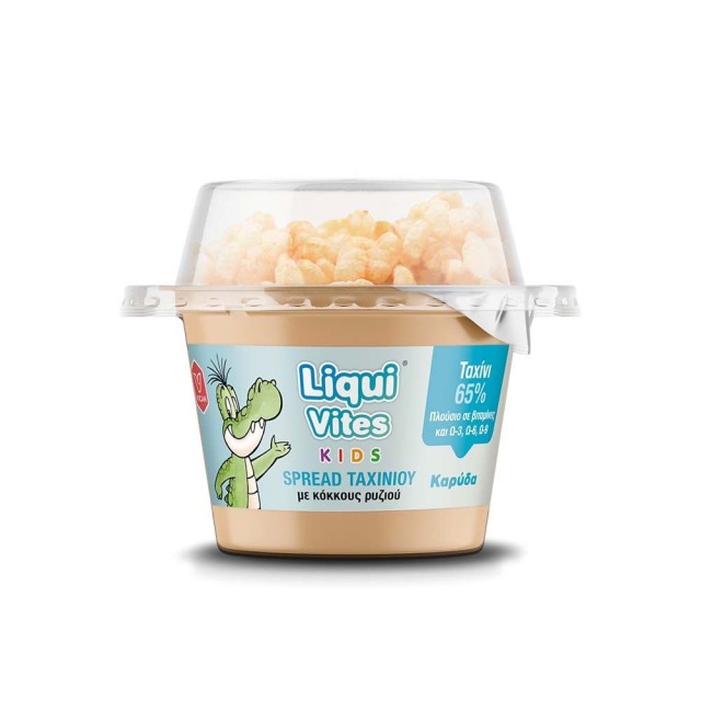 Vican Liqui Vites Kids Spread Ταχινιού με Κόκκους Ρυζιού – Καρύδα 44gr