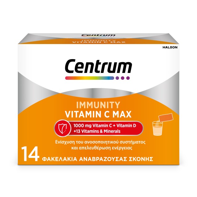 Centrum Immunity Vitamin C Max για Ενίσχυση του Ανοσοποιητικού και Ενέ …