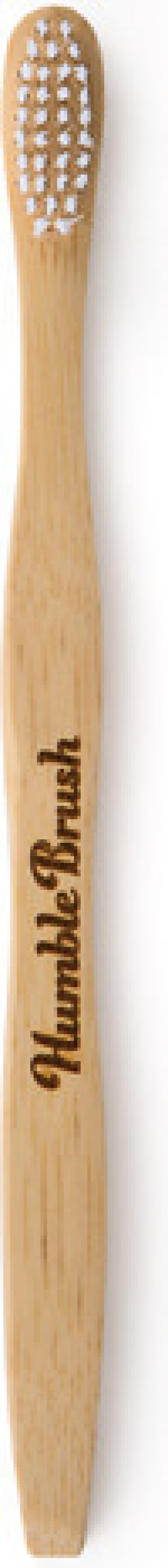 The Humble Co. Bamboo Toothbrush Adult Soft Οδοντόβουρτσα Ενηλίκων από Μπαμπού Λευκό Μαλακή 1 Τεμάχιο
