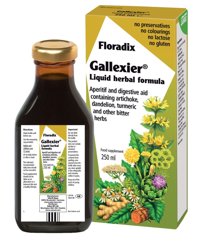 Power Health Floradix Gallexier Πεπτικό Βοήθημα σε Πόσιμο Διάλυμα 250ml