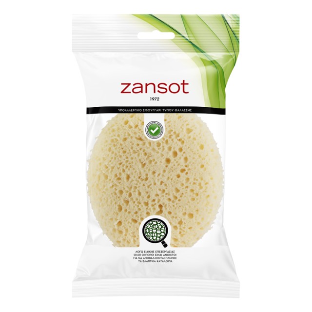 Zan Sot Υποαλλεργικό Σφουγγάρι Τύπου Θαλάσσης 1 Τεμάχιο [10.202]