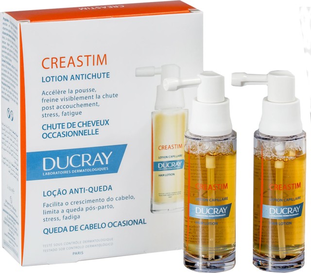 Ducray PROMO Creastim Anti Hair Loss Lotion Λοσιόν Κατά της Τριχόπτωσης 2x30ml  -15% στην Αρχική Τιμή του Πακέτου