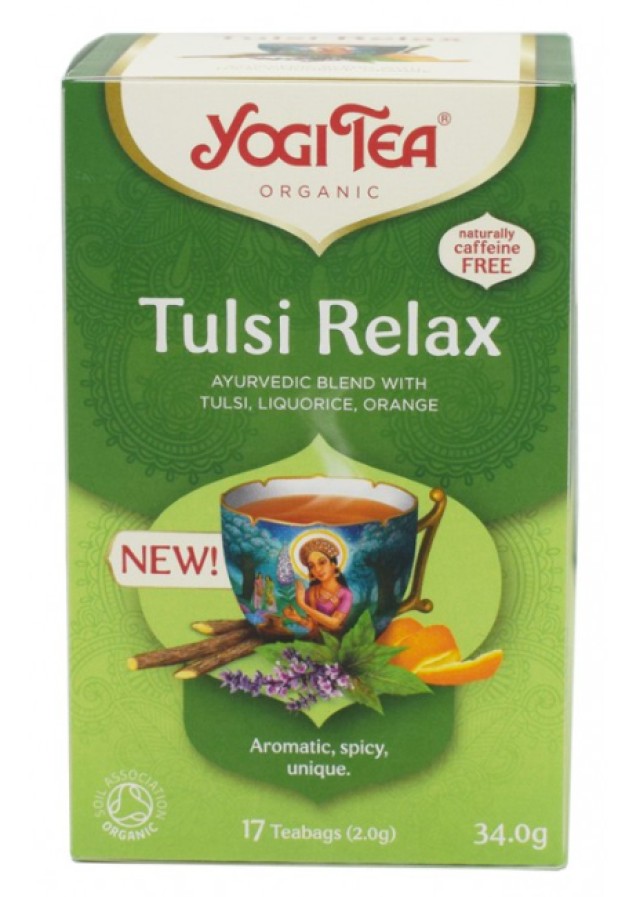 Yogi Tea Tulsi Relax Τσάι για Χαλάρωση 17 Φακελάκια x 2gr [34gr]