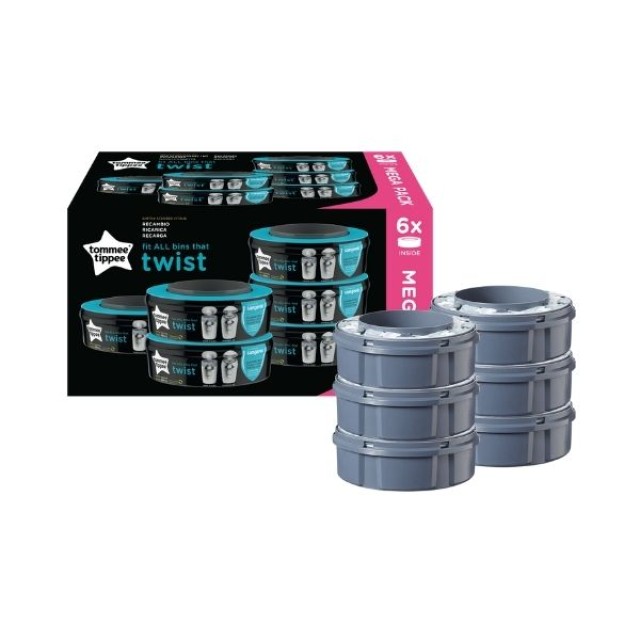 Tommee - Tippee Sangenic Twist & Click Refill Ανταλλακτικά Κάδου Απόρρ …