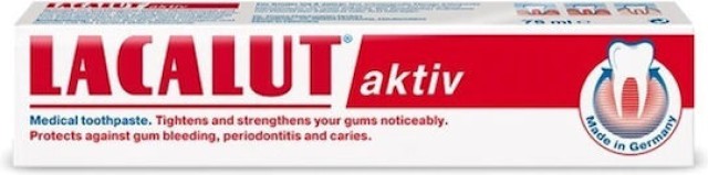 Lacalut Aktiv Οδοντόκρεμα Κατά της Περιοδοντίτιδας 75ml Lacalut Aktiv Οδοντόκρεμα Κατά της Περιοδοντίτιδας 75ml