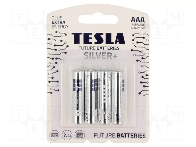 Tesla Batteries AΑΑ Μπαταρίες, Lr03 4 Τεμαχια