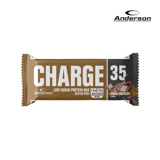 Anderson Charge 35 Double Chocolate Μπάρα Πρωτεΐνης Διπλή Σοκολάτα 50gr