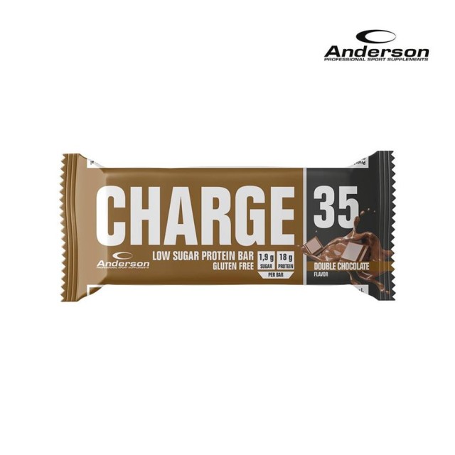 Anderson Charge 35 Double Chocolate Μπάρα Πρωτεΐνης Διπλή Σοκολάτα 50g …
