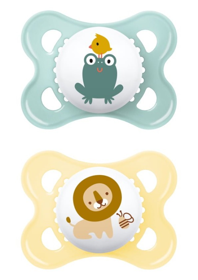 Mam Original Ορθοδοντική Πιπίλα Σιλικόνης για 2-6m & Θήκη Τιρκουάζ - Κ …