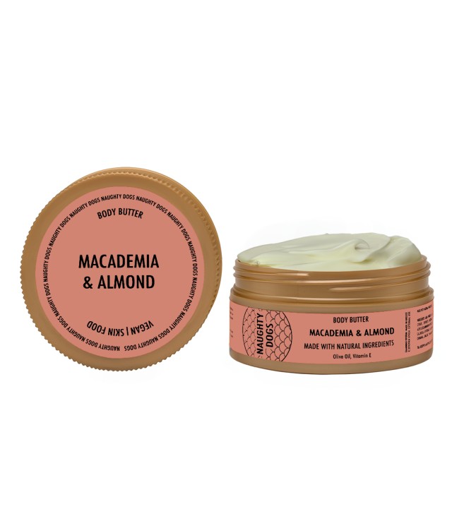 Naughty Dogs Body Butter Macadamia & Almond Ενυδατικό Βούτυρο Σώματος &hellip;