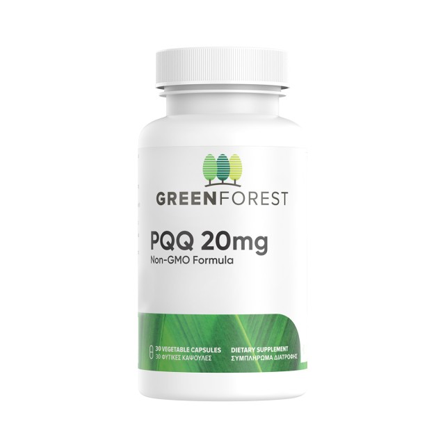 Green Forest PQQ 20mg Φόρμουλα για την Μνήμη & την Συγκέντρωση 30 Φυτι &hellip;