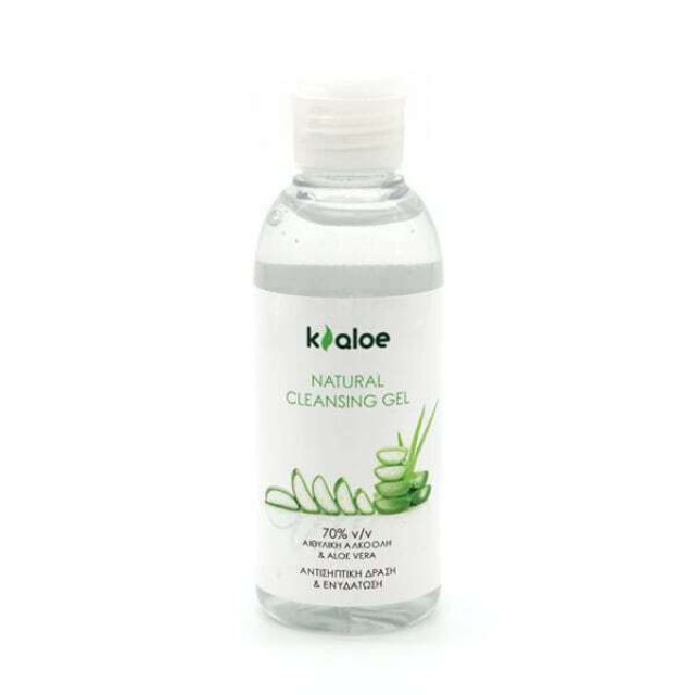 Kaloe Natural Cleansing Gel Καθαρισμού Χεριών με 70% Αιθυλική Αλκοόλη 100ml