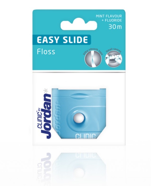 Jordan Easy Slide Fresh Floss Οδοντικό Νήμα με Γεύση Μέντα & Φθόριο 30 …