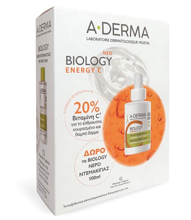 A-Derma PROMO Biology Energy C Serum Ορός Ενίσχυσης Λάμψης Προσώπου 30 &hellip;