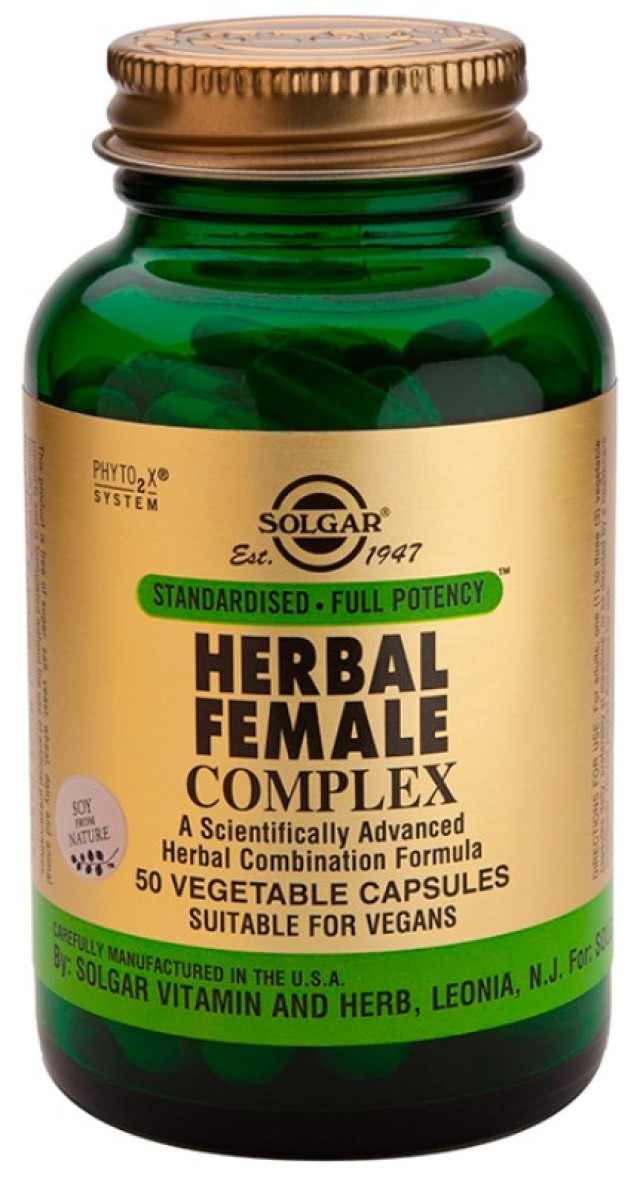 Solgar Herbal Female Complex 50 Φυτικές Κάψουλες