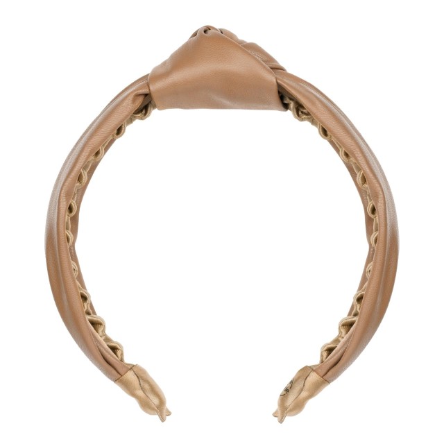 Invisibobble Hairhalo Fall in Love Στέκα Μαλλιών Μπεζ Δερμάτινη 1 Τεμά …