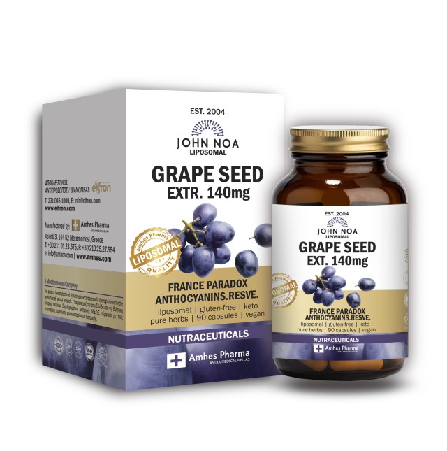 John Noa Grape Seed Exctract 140mg Πλούσιο σε Πολυφαινόλες με Αντιοξει &hellip;