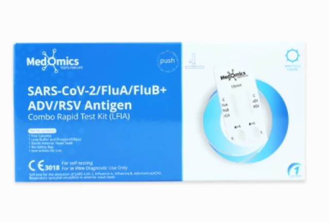 Medomics SARS-CoV-2, Flu A+B, RSV & ADV Antigen Rapid Test Covid-19, Γ &hellip;