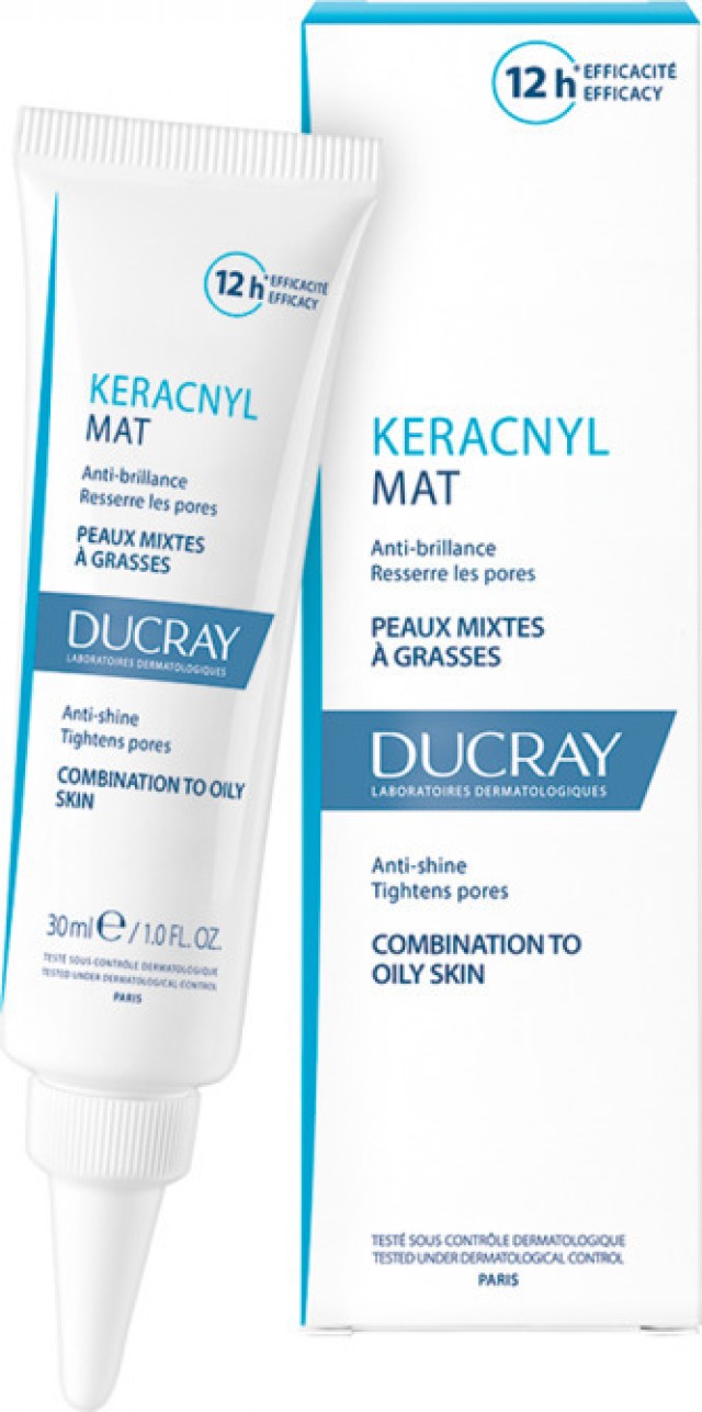Ducray Keracnyl Mat Anti Shine Ενυδατική Κρέμα Προσώπου με Ματ Αποτέλε …