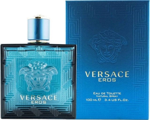 Versace Eros Man Eau De Toilette Ανδρική Κολώνια 100ml