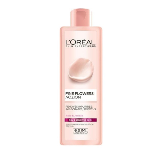 LOreal Paris Fine Flowers Τονωτική Λοσιόν Για Ξηρή - Ευαίσθητη Επιδερμ …