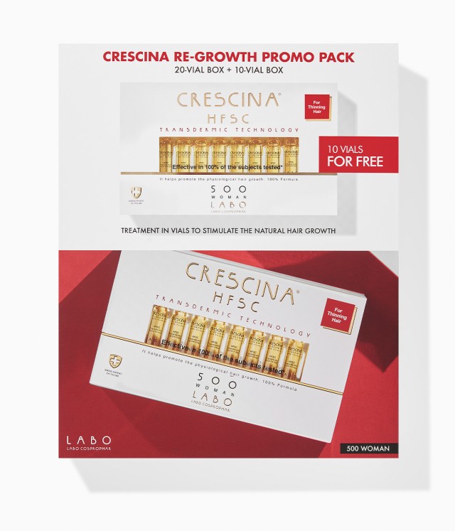Labo PROMO Crescina Transdermic HFSC 500 Woman Αγωγή 6 Εβδομάδων Μεσαί …