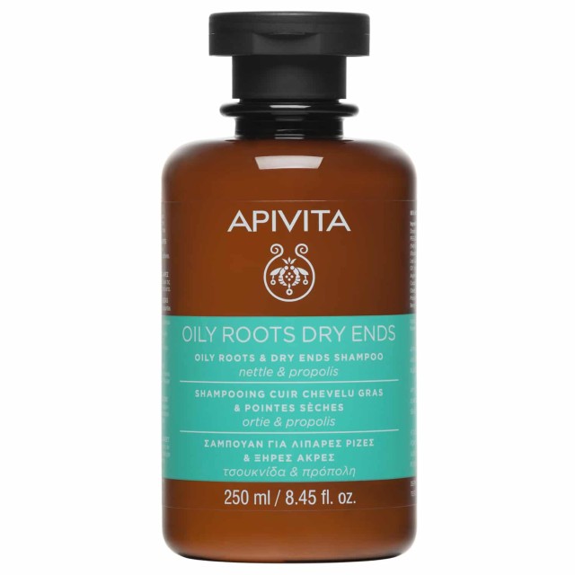 Apivita Oily Roots Dry Ends Σαμπουάν Εξισορρόπησης για Λιπαρές Ρίζες κ … Apivita Oily Roots Dry Ends Σαμπουάν Εξισορρόπησης για Λιπαρές Ρίζες κ …