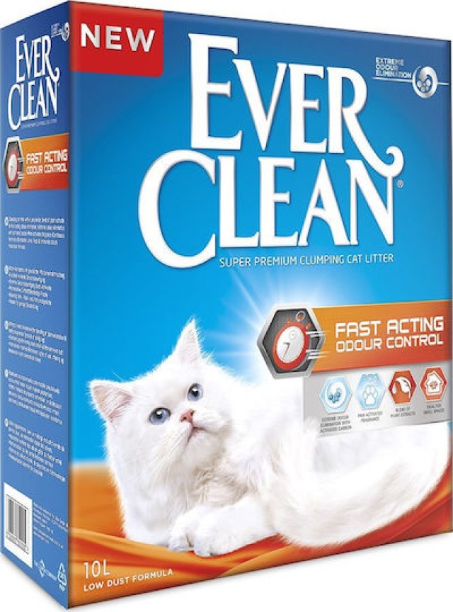 Ever Clean Fast Acting Άμμος Υγιεινής Γάτας με Άρωμα 10lt