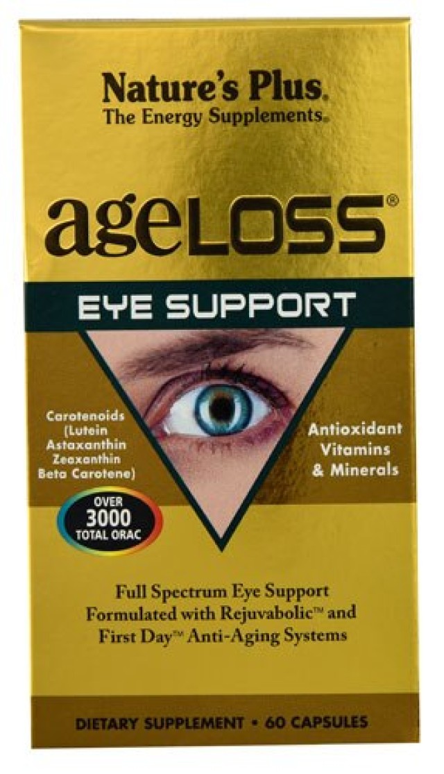 Natures Plus AgeLoss Eye Support Συμπλήρωμα Διατροφής Για Την Όραση 60 … Natures Plus AgeLoss Eye Support Συμπλήρωμα Διατροφής Για Την Όραση 60 …