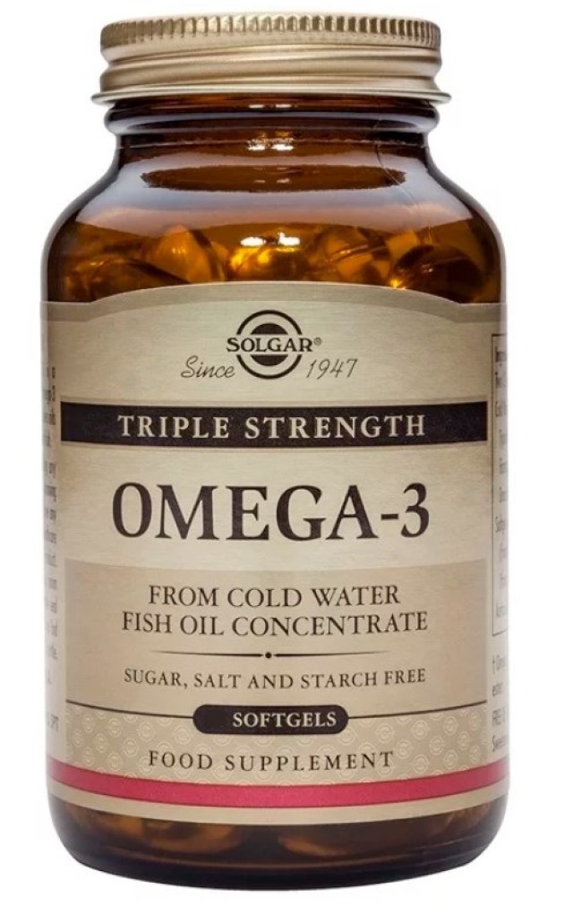 Solgar Omega -3 Double Strength Συμπλήρωμα Διατροφής Ω -3 Διπλής Δράση …