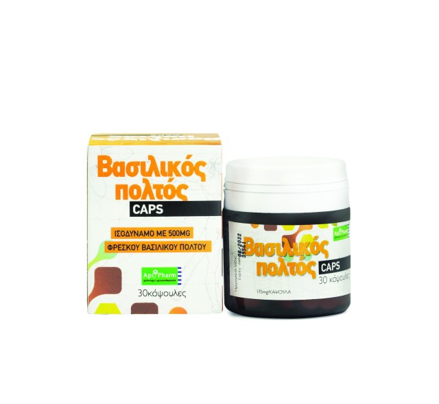 ApiPharm Βασιλικός Πολτός 500mg Συμπλήρωμα Διατροφής για Ενέργεια - Τό …