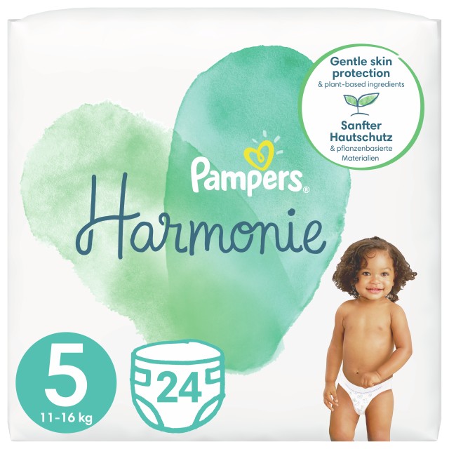 Pampers Harmonie Μέγεθος 5 [11-16kg] 24 Πάνες