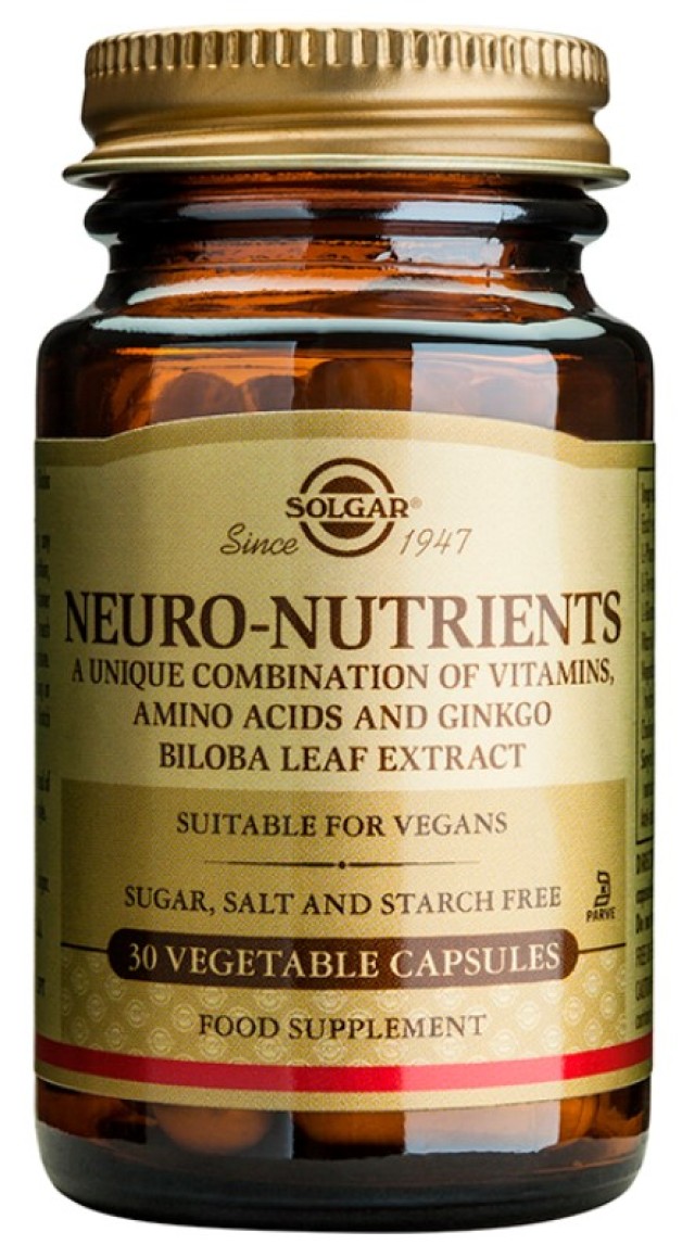 Solgar Neuro Nutrients 30 Φυτικές Κάψουλες