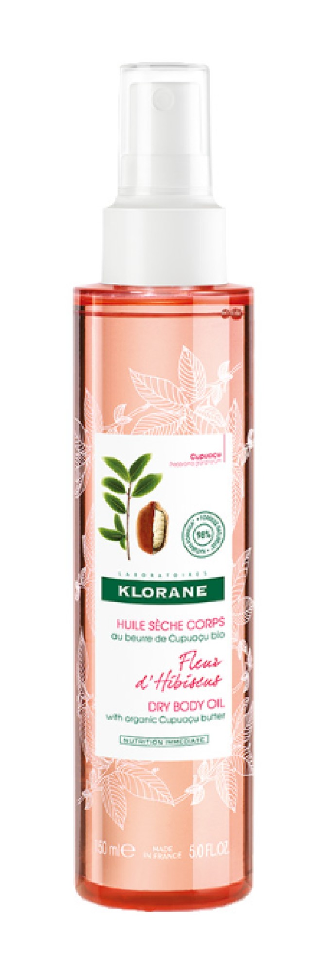 Klorane Huile Seche Corps Fleur De Hibiscus Dry Body Oil Ξηρό Λάδι Σώματος για Έντονη Θρέψη 150ml