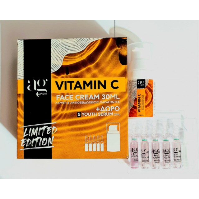 Ag Pharm PROMO Vitamin C Face Cream Κρέμα Προσώπου με Αντιοξειδωτική Δ … Ag Pharm PROMO Vitamin C Face Cream Κρέμα Προσώπου με Αντιοξειδωτική Δ …